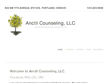 Tablet Screenshot of anctilcounseling.com